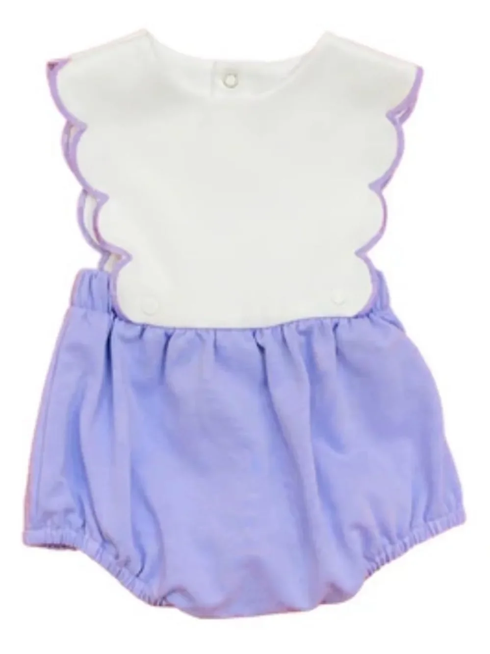 SOPHIE & LUCAS CLASSIC KNIT SCALLOP OVERALL